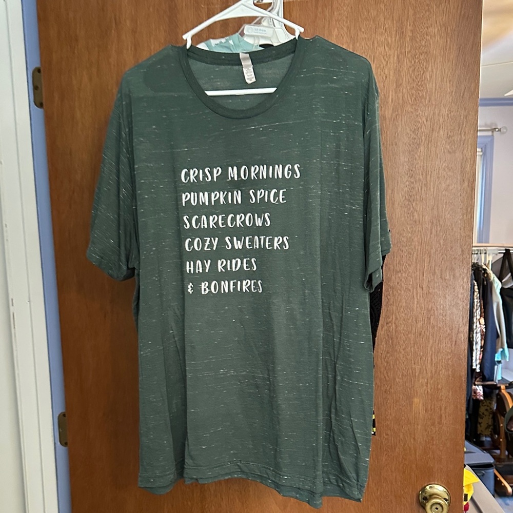 Bella Canvas Forest Green Graphic Tee